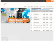Tablet Screenshot of absindia.net